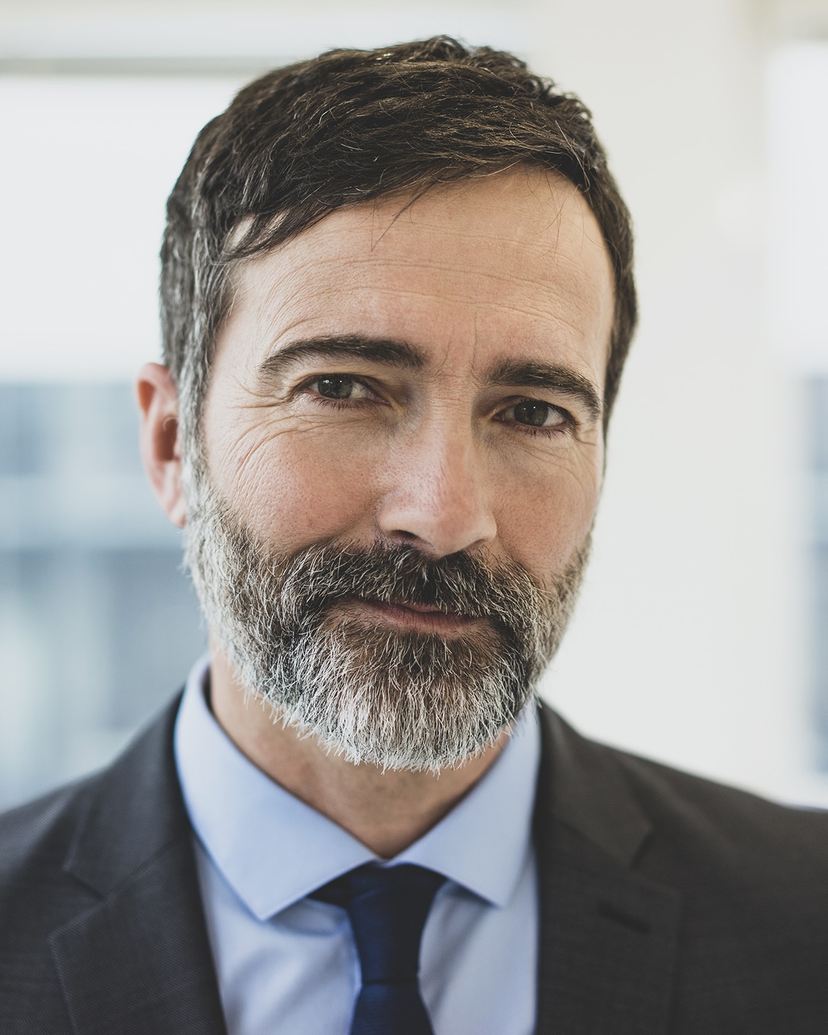 Portrait of confident mature businessman in office